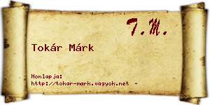 Tokár Márk névjegykártya